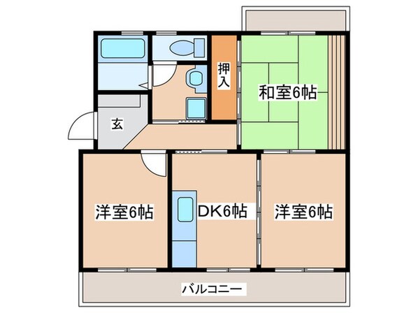 シンフォニアの物件間取画像